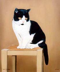 Pet Portraits - Cat Painting from Your Own Photos
