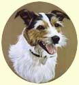 Click for Larger Image of Terrier Mix Painting