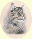 Click for larger image of cat painting