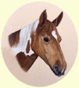 Click for larger image of horse painting