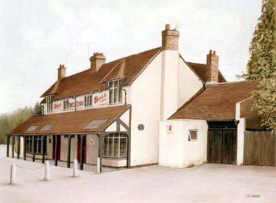 Pet Portraits - Animal Portraits & Landscape Paintings from Photos of Your Favourite Scene - The Bell Inn painted in Oils